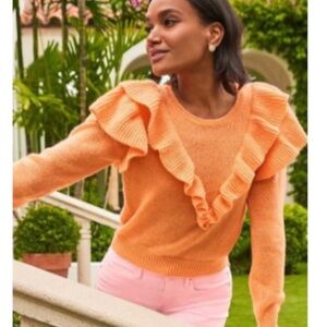 Lilly Pulitzer orange Joslyn sweater size medium